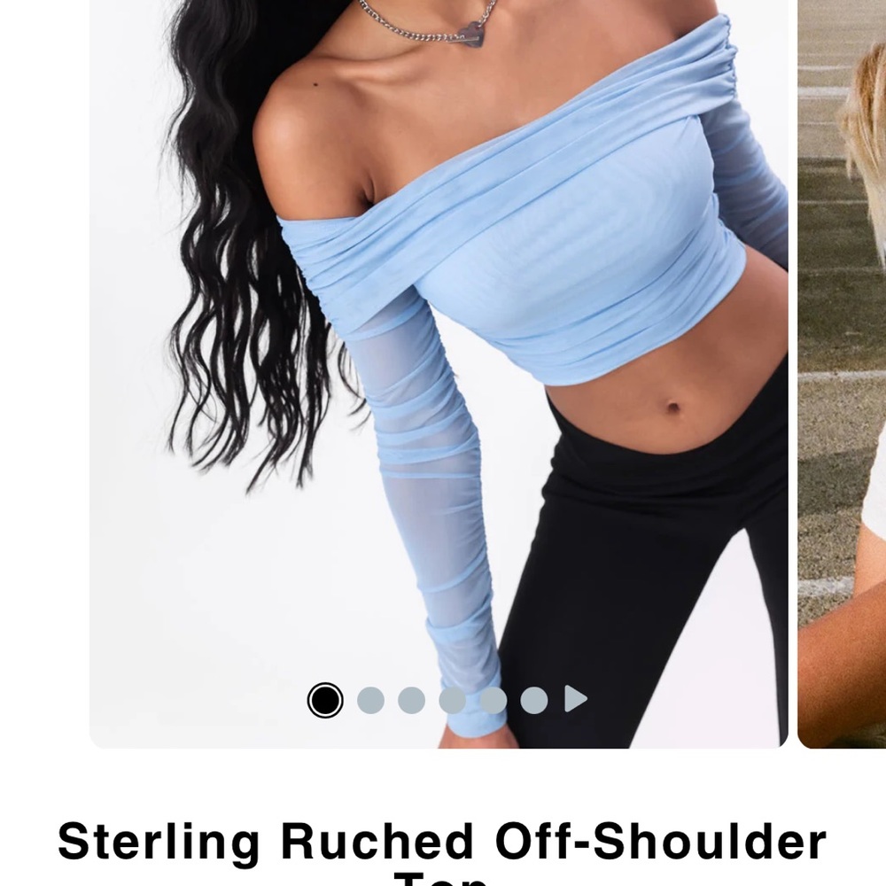 Adika Sterling Ruched Off-Shoulder Top